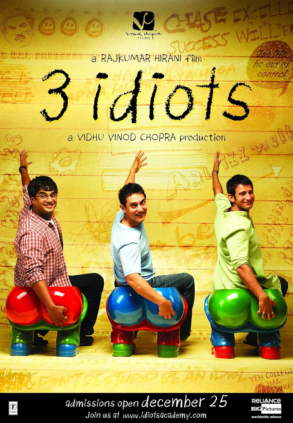 3 Idiots poster