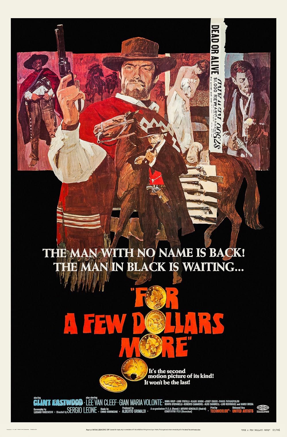 For a Few Dollars More poster