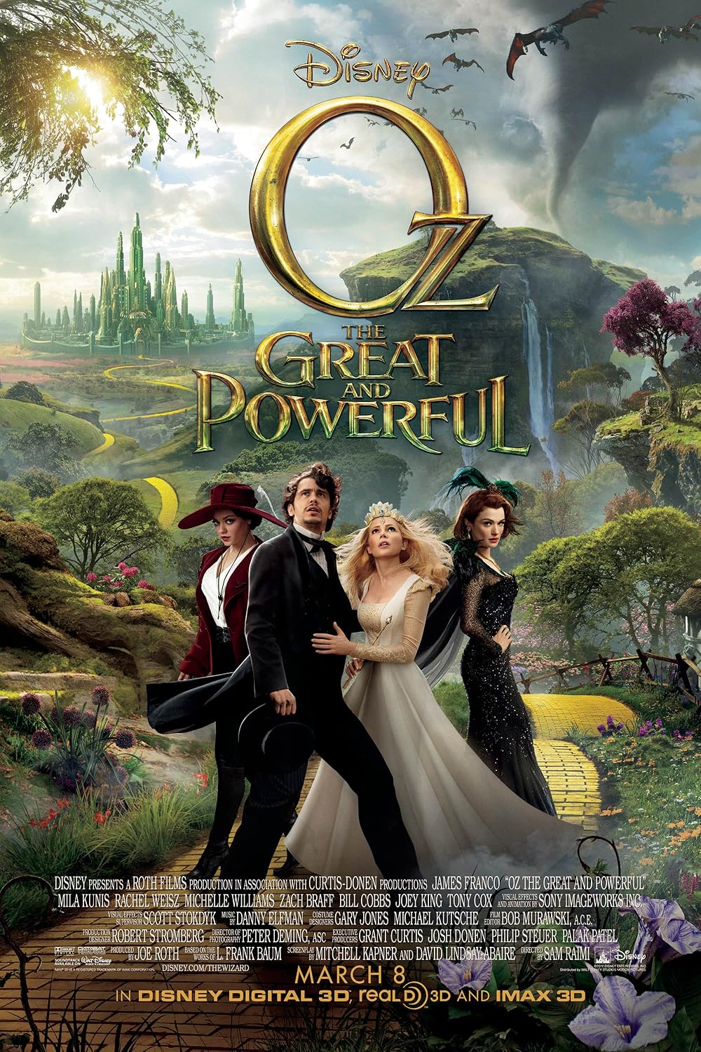Oz the Great and Powerful poster