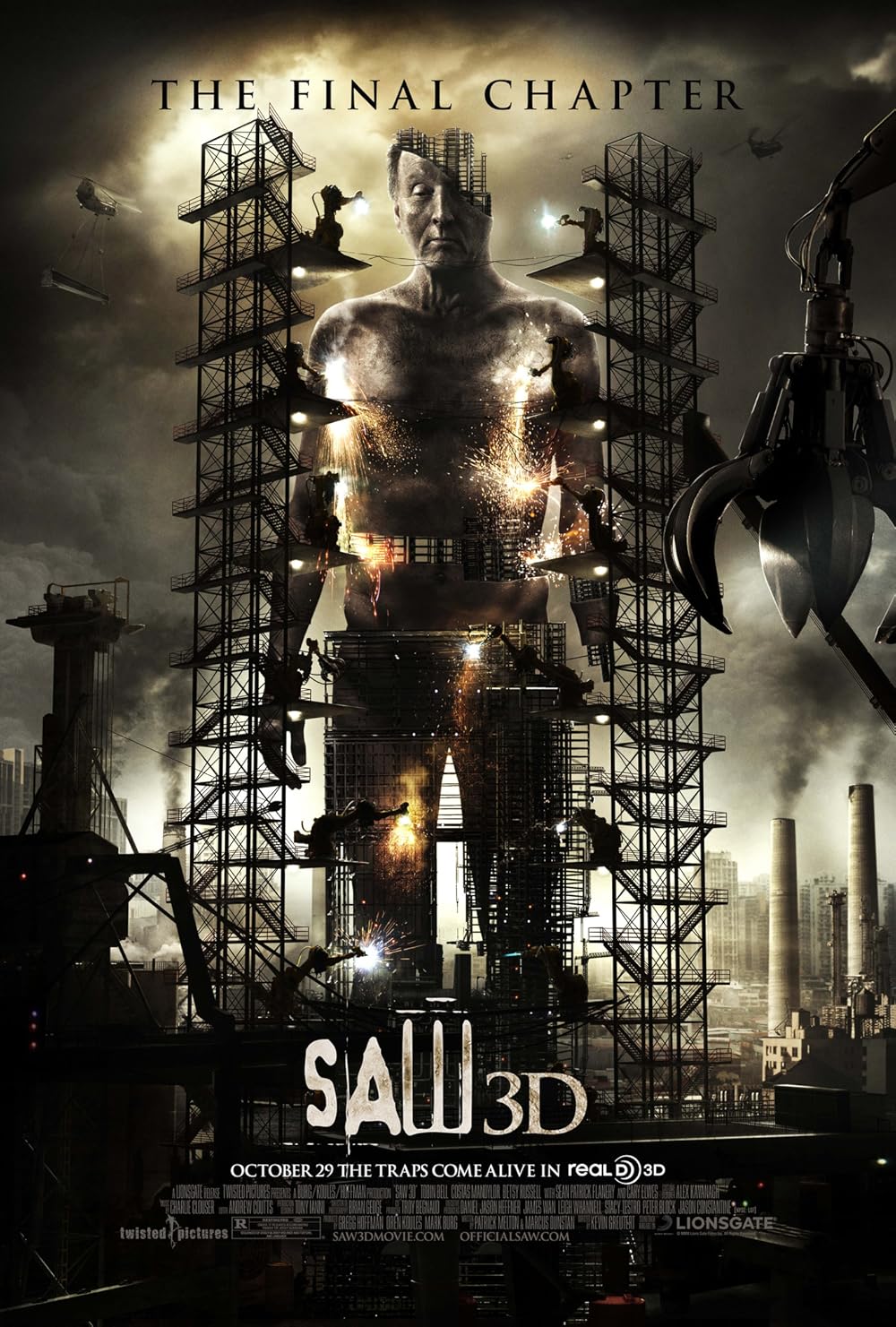 Saw 3D poster