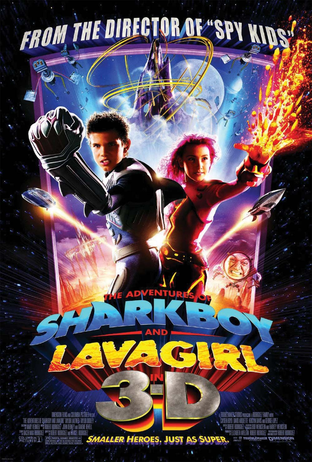 The Adventures of Sharkboy and Lavagirl poster