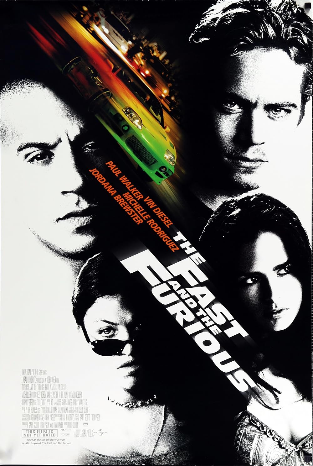 The Fast and the Furious poster