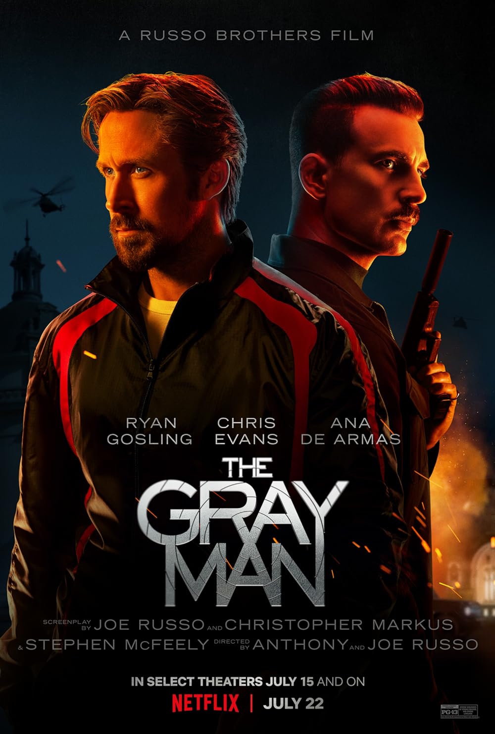 The Gray Man poster